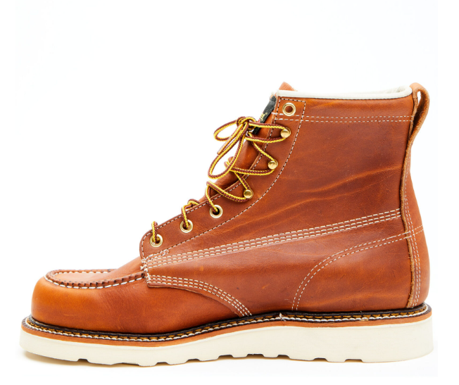 Men’s 6″ Moc Toe Lace-Up Work Boots