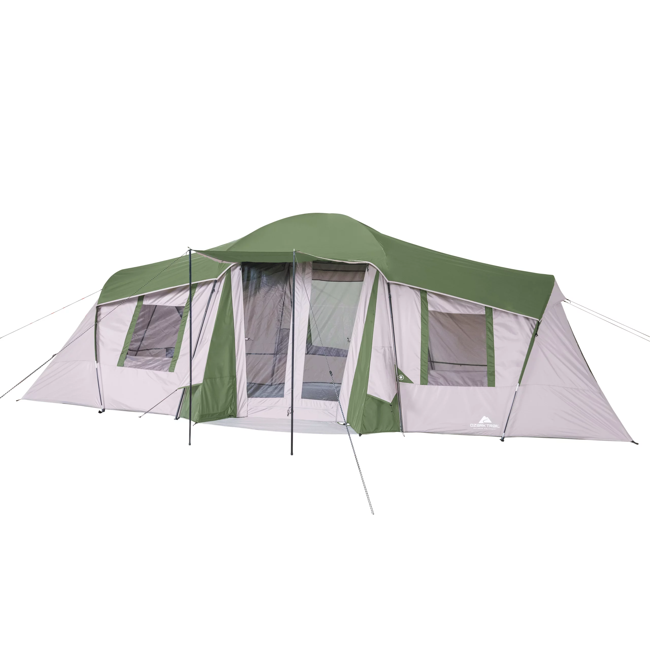 10-Person 3-Room Vacation Tent, with Shade Awning, Portable Camp Shelter (NEW)