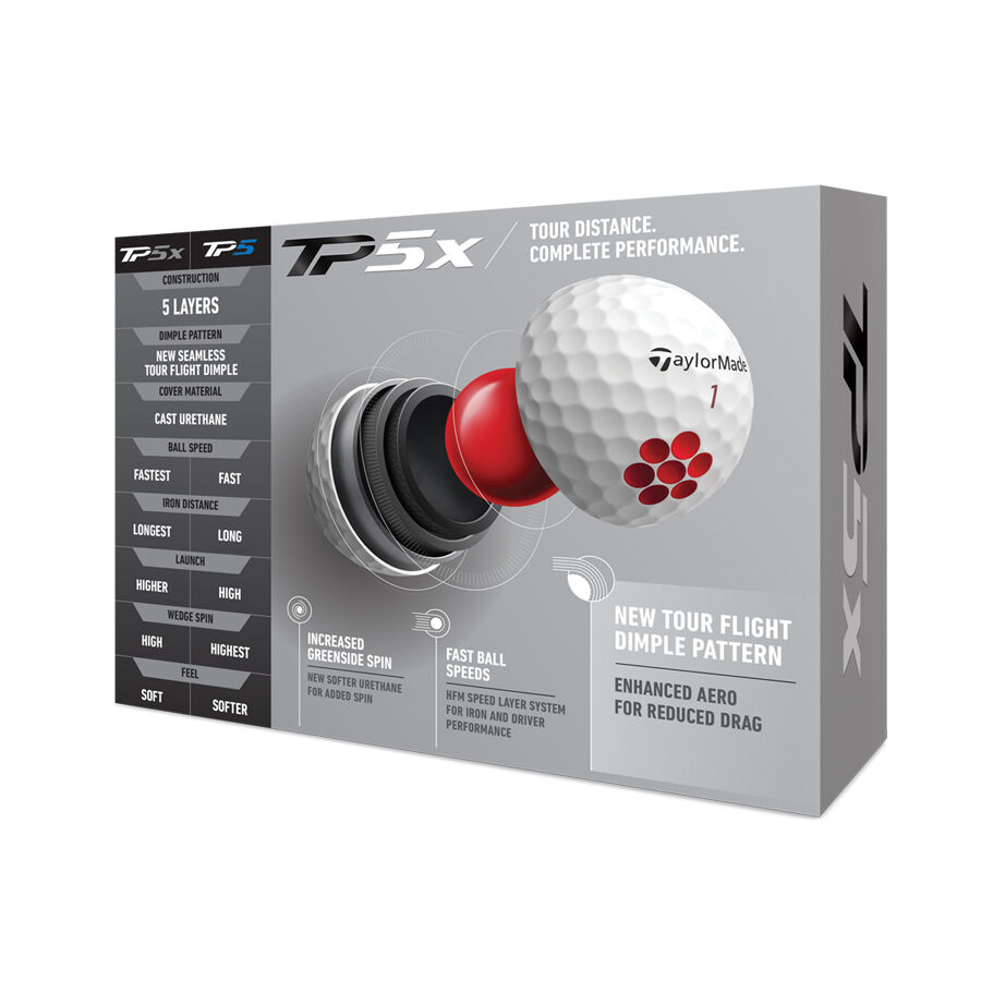 TaylorMade 2021 TP5x Golf Balls