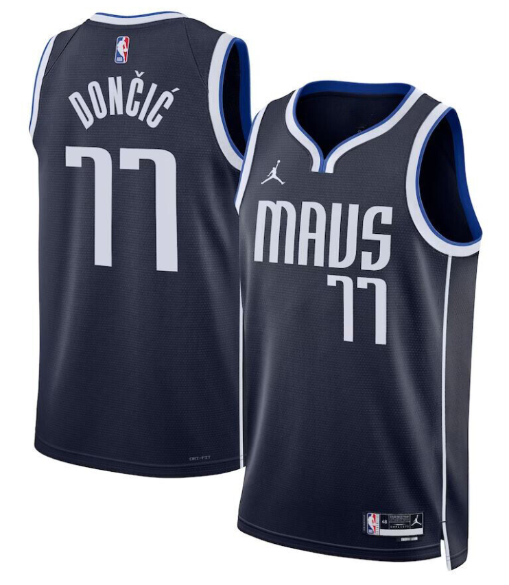 Dallas Mavericks City Edition Swingman Jersey-No.77 Luka Doncic-Unisex Tank Top