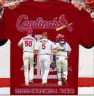 St Louis Cardinals 2022 Farewell Tour Baseball The Last Run Signature Shirt, St Louis Cardinals The Final Ride LegEnds Shirt Gift Men Women