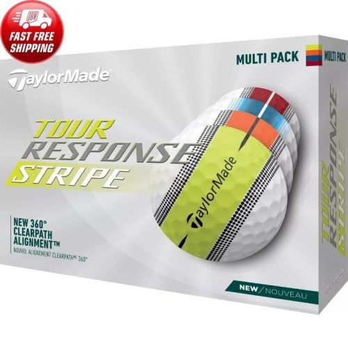 TaylorMade 2022 Tour Response Multicolored Stripe Golf Balls Fast Ship from USA