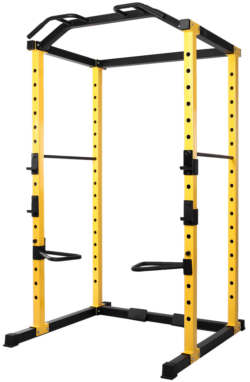 Power Cage Squat Rack Lat Pull 1000 lb Home Gym Dip Bars Body Weightlifting NEW