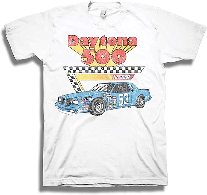 NASCAR Vintage Daytona 500 Shirt Racing Mens Graphic T-Shirt